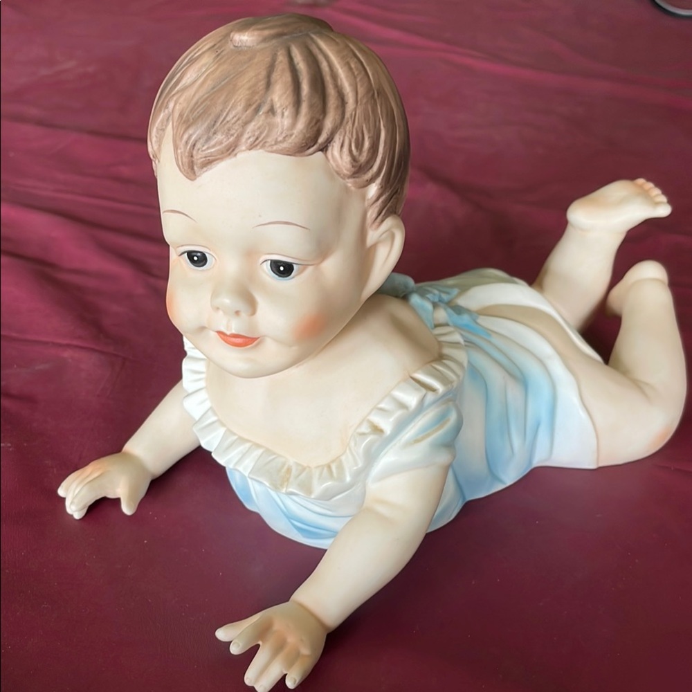 VTG Bisque Piano Baby Boy